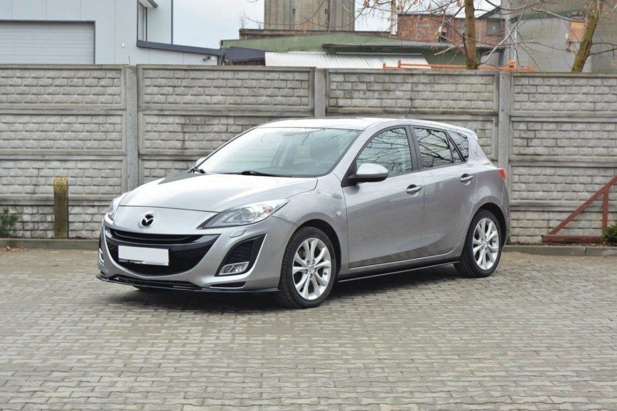 Додатоци  Maxton Design за прагови на Mazda 3 Sport 2009-2011, црн лак