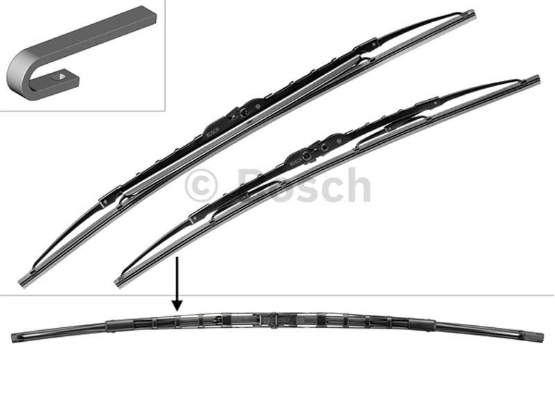 Комплет Бришачи  BOSCH Twin 801, 600мм + 530мм, без спојлер