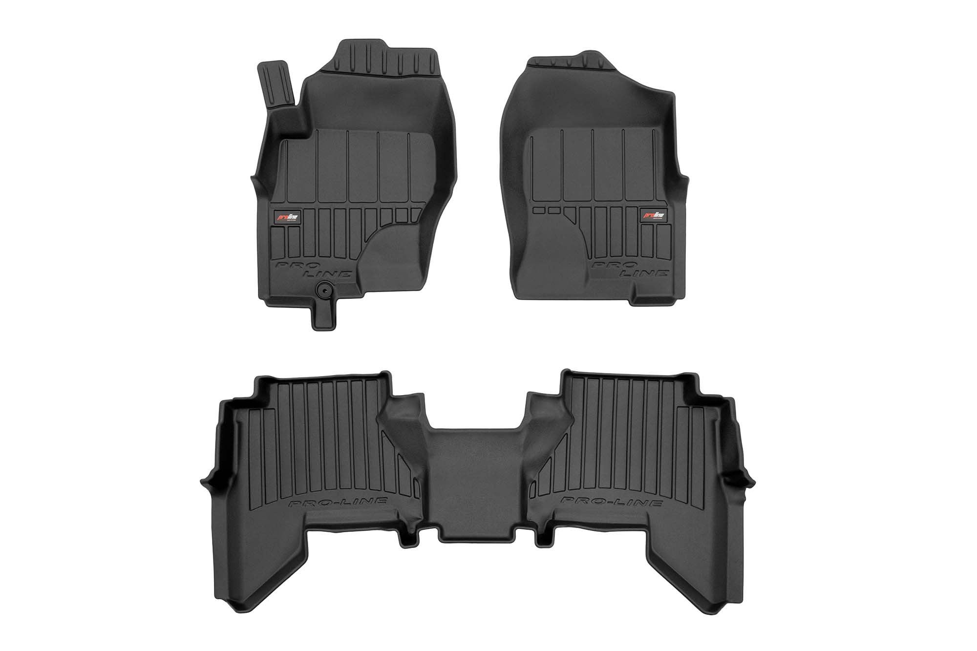 3D Гумени патосници Frogum за Nissan Pathfinder III 2005-2014 4 дела црни