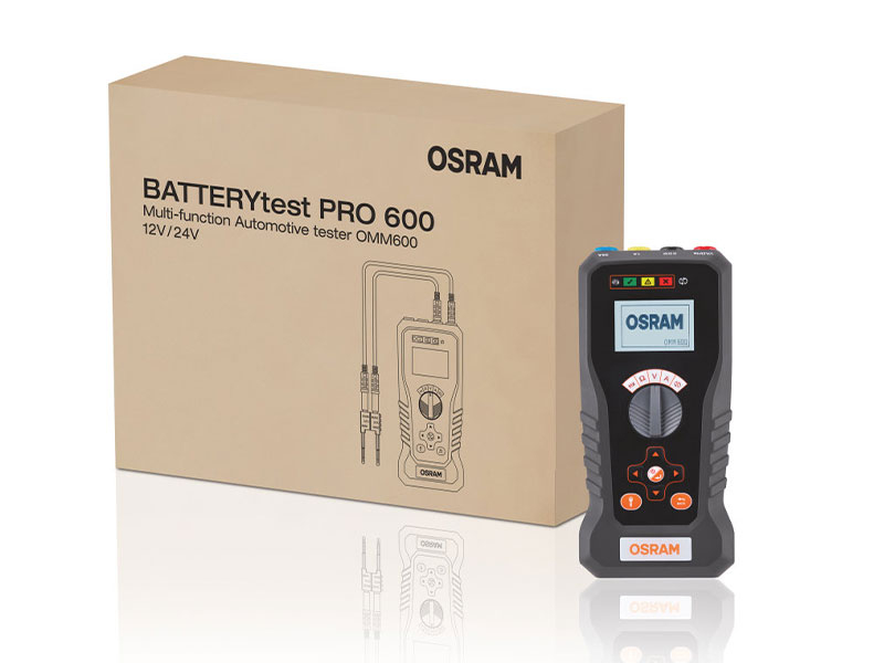 Мултицет Osram Batterytest Pro 6-24V, Hz, Ohm, V, A, Diod тест