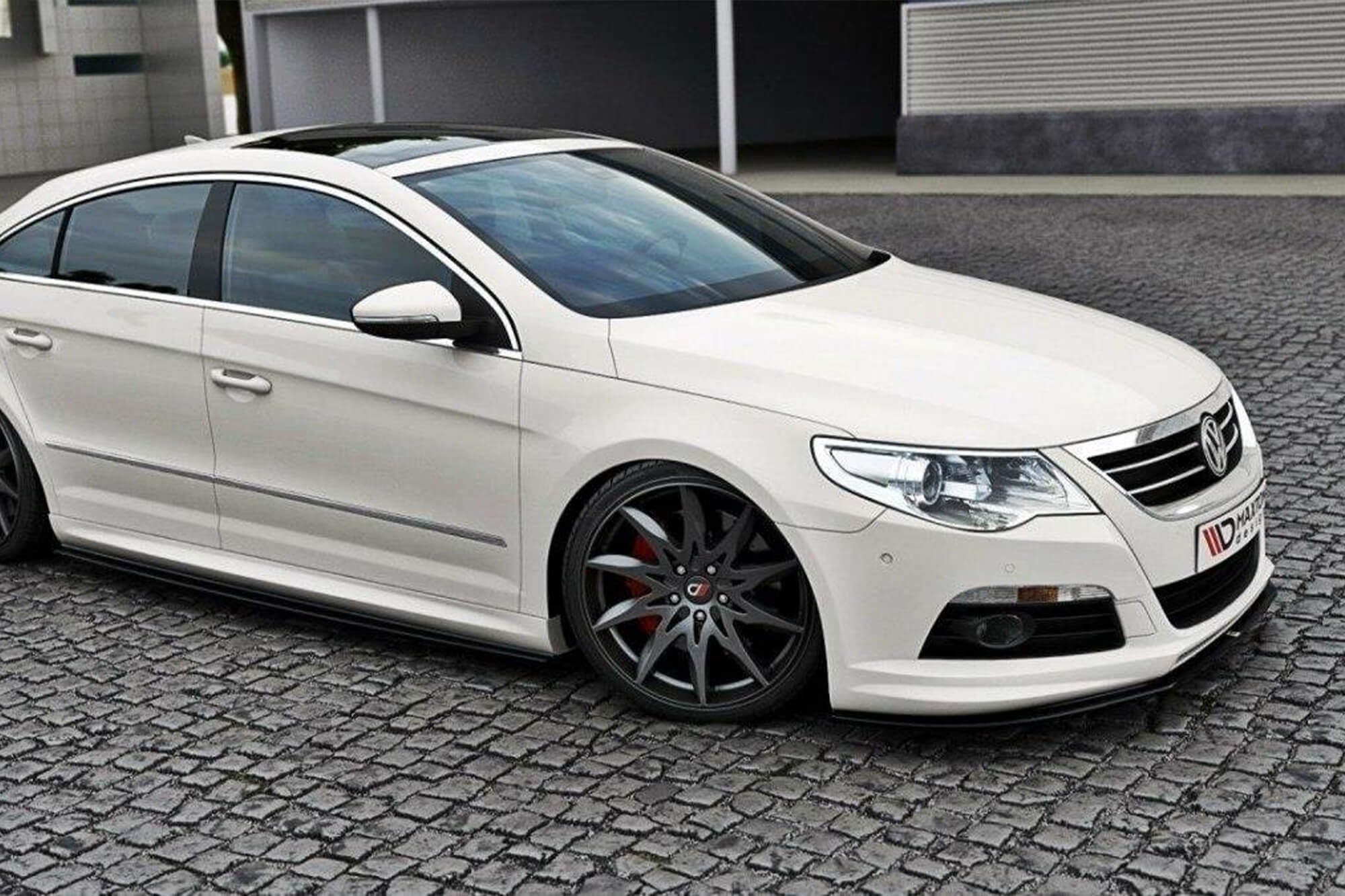 Спојлер  Maxton Design за преден  R-Line браник на VW Passat CC R36 2008-2012, боја карбон