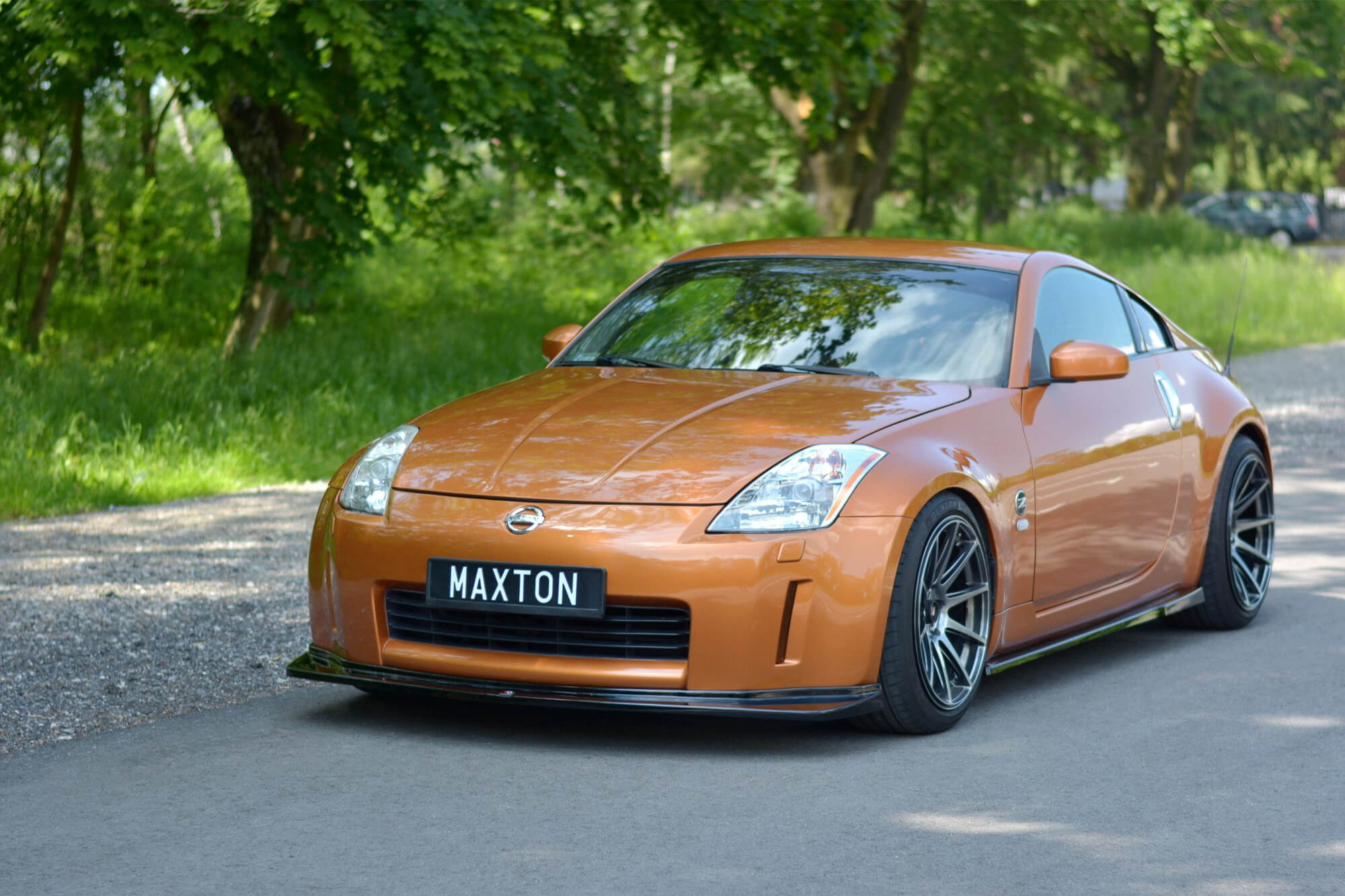 Спојлер  Maxton Design за преден  браник на Nissan 350Z 2003-2006, црн мат