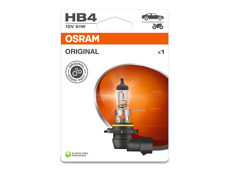 Халогенска сијалица Osram HB4 Original 12V, 51W, P22D, 1 бр.