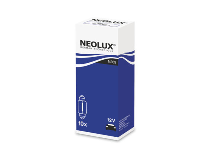 Халогенска сијалица NeoLux C10W Standard 12V, 10W, SV8.5-8, 31мм, 1 бр.