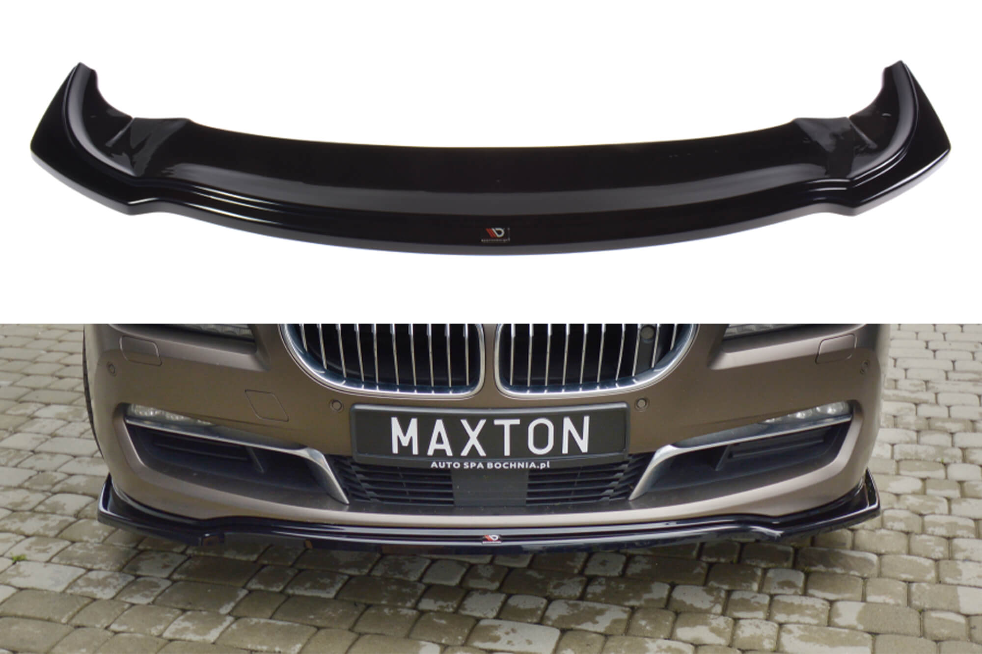 Спојлер  Maxton Design за стандарден  преден  браник на BMW серија 6 Gran Coupe F06 2012-2014, боја карбон