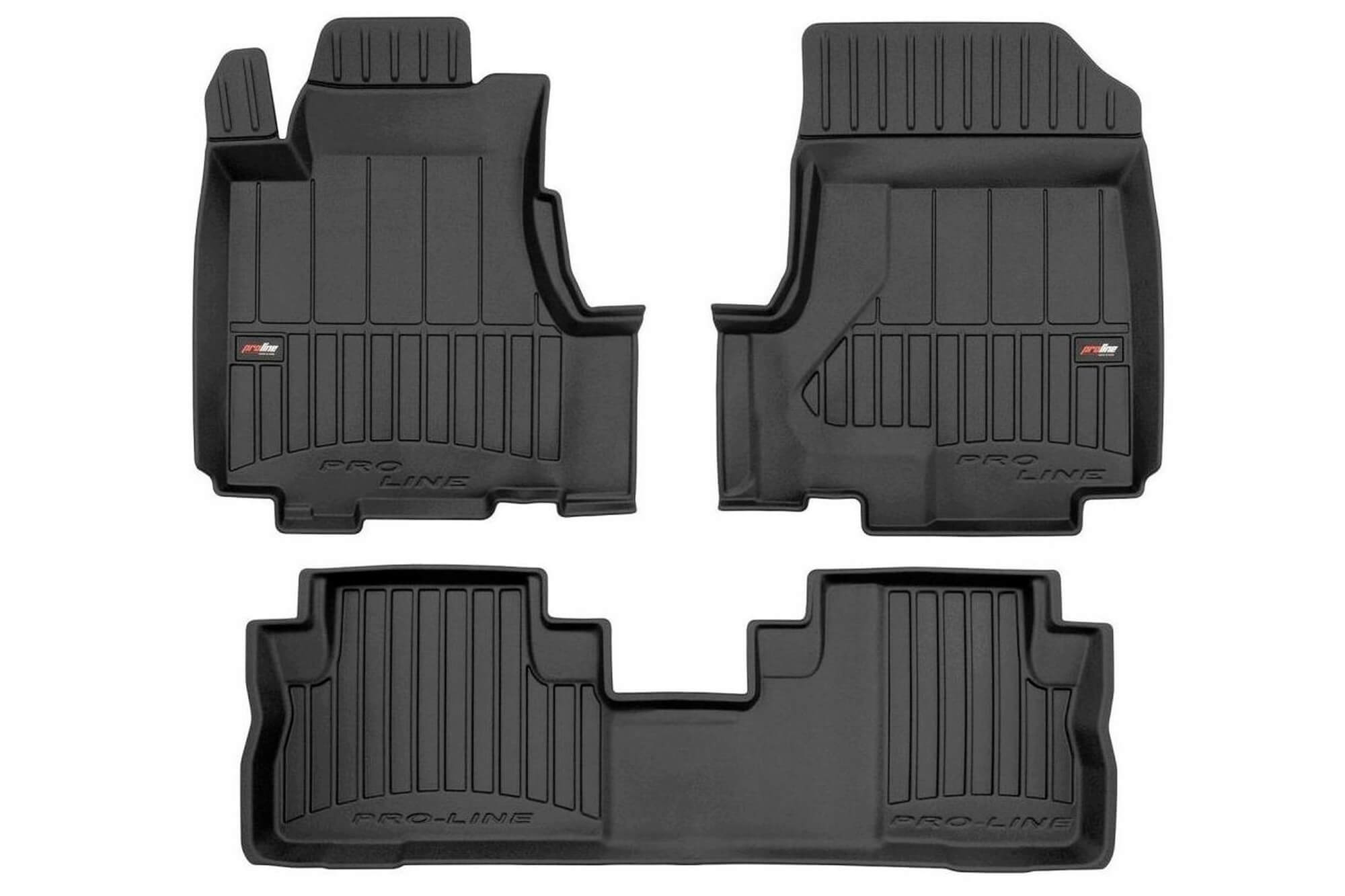 3D гумени патосници Frogum за Honda CR-v 2006-2011 3 дела црни