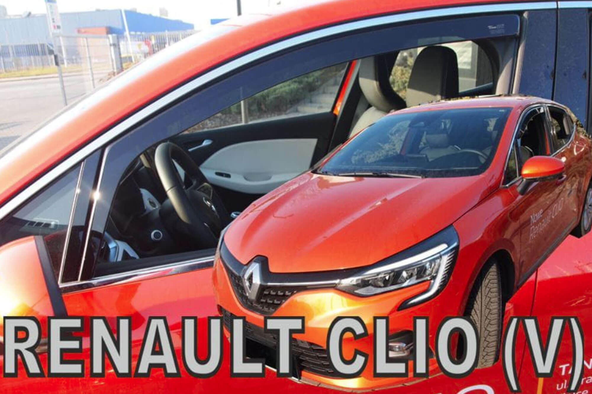 Предни ветробрани Heko за Renault Clio хечбек по 2019 година, затемнети, 2 бројки