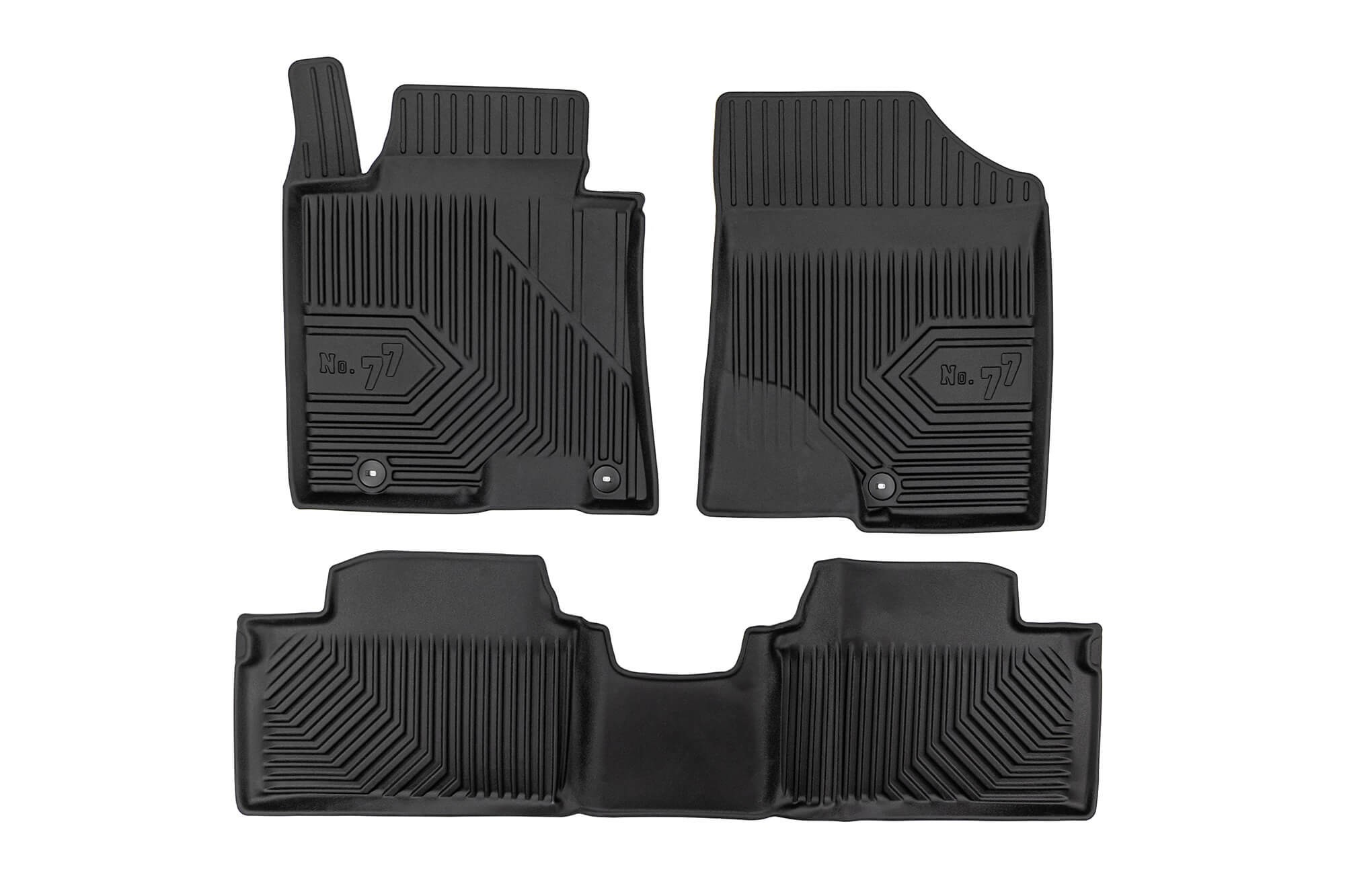 2.5D гумени патосници Frogum модел 77 за Kia Ceed 2012-2018, 4 дела, црни