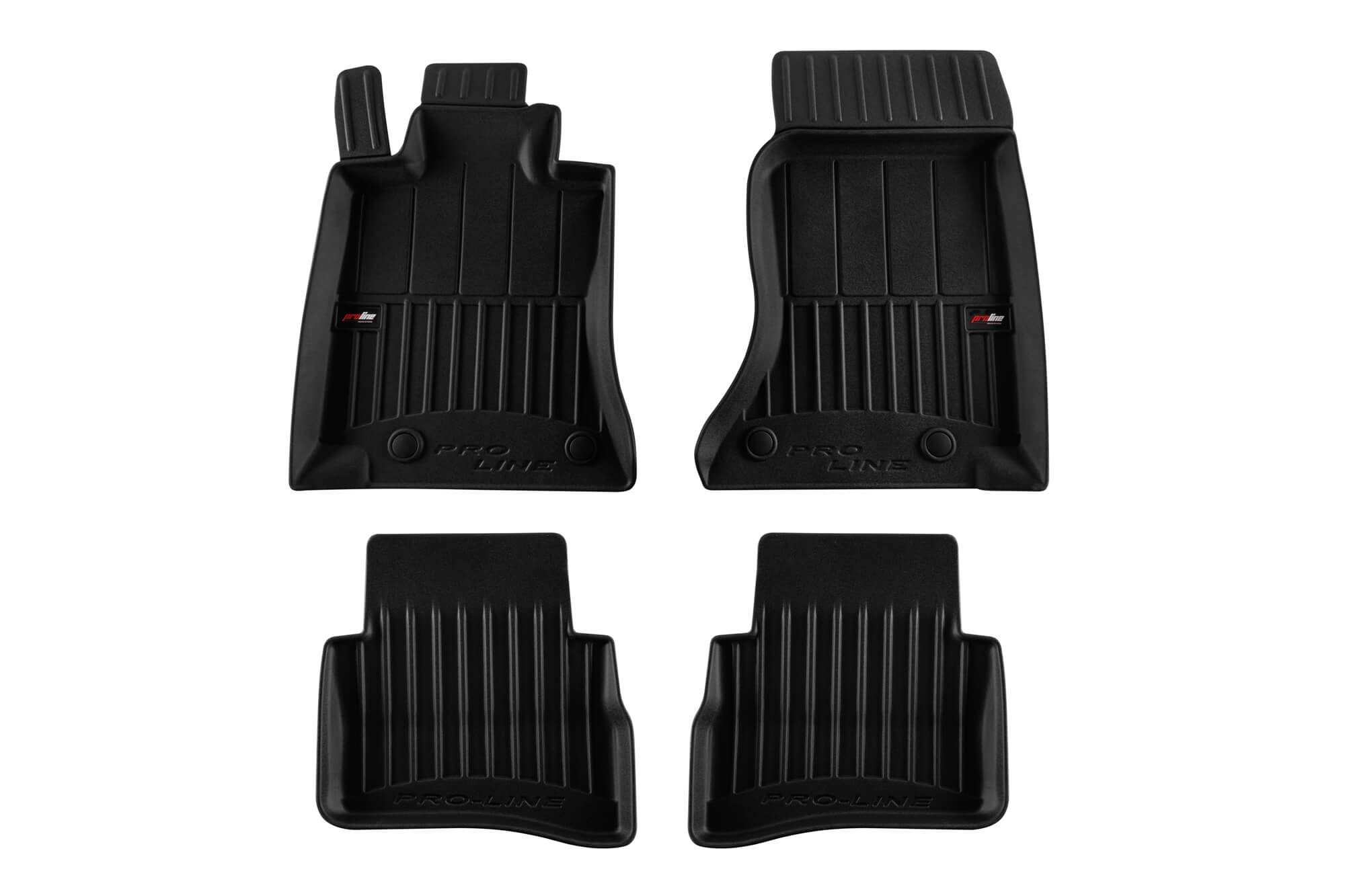 3D Гумени патосници Frogum за Mercedes E класа W214 седан, S214 караван по 2023 година, 4 дела, црни