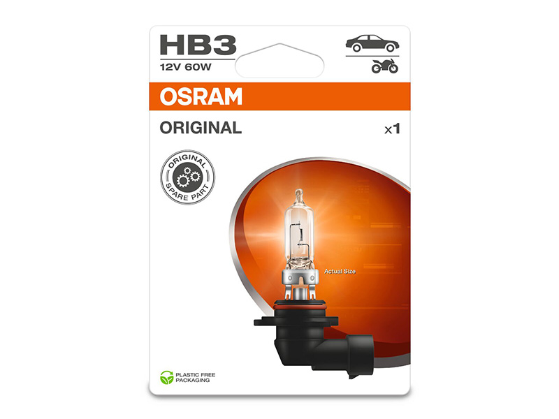 Халогенска сијалица Osram HB3 Original 12V, 60W, P20D, 1 бр.