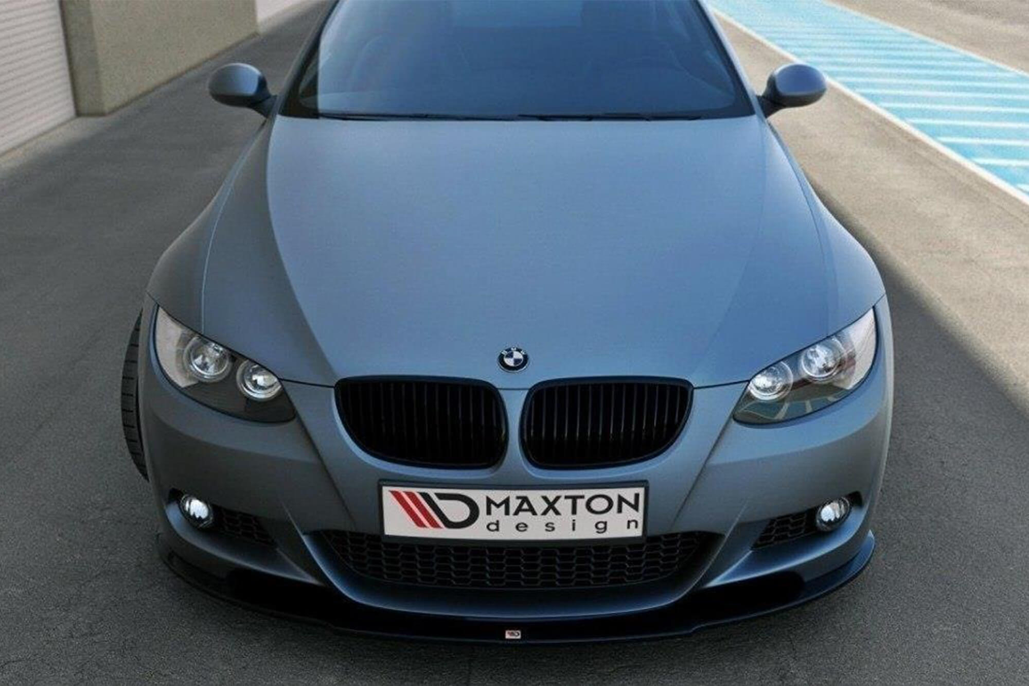 Спојлер  Maxton Design за преден  M Technik браник на BMW серија 3 Е92 2006-2010, боја карбон