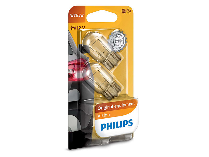 Халогенска сијалица Philips W21/5W Standard 12V, 21/5W, W3x16Q, 1 бр.