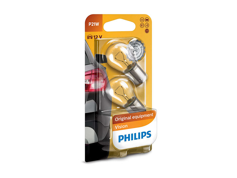 Халогенска сијалица Philips P21W Standard 12V, 21W, BA15S, 1 бр.