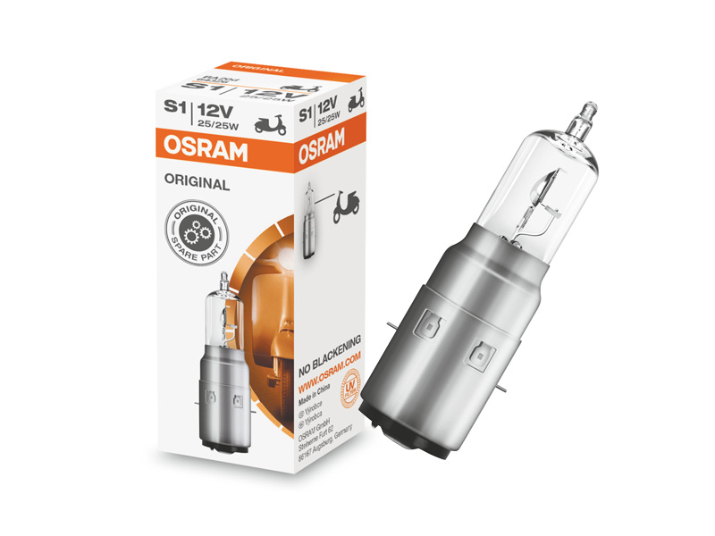 Халогенска сијалица Osram Moto S1 Original 12V, 25/25W, BA20d, 1 бр.