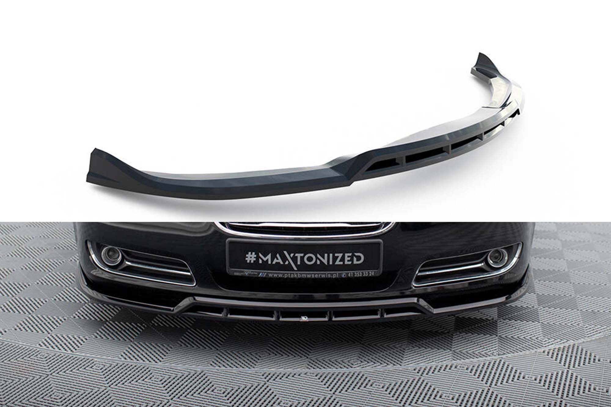 Спојлер  Maxton Design за преден  браник на Chrysler 300 2011-2014, црн лак