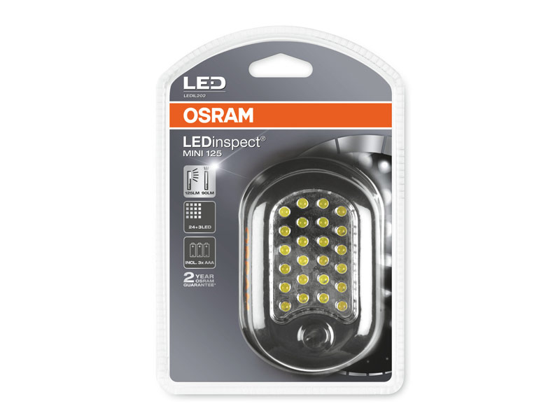 LED професионална сервисна ламба OSRAM со магнет и кука