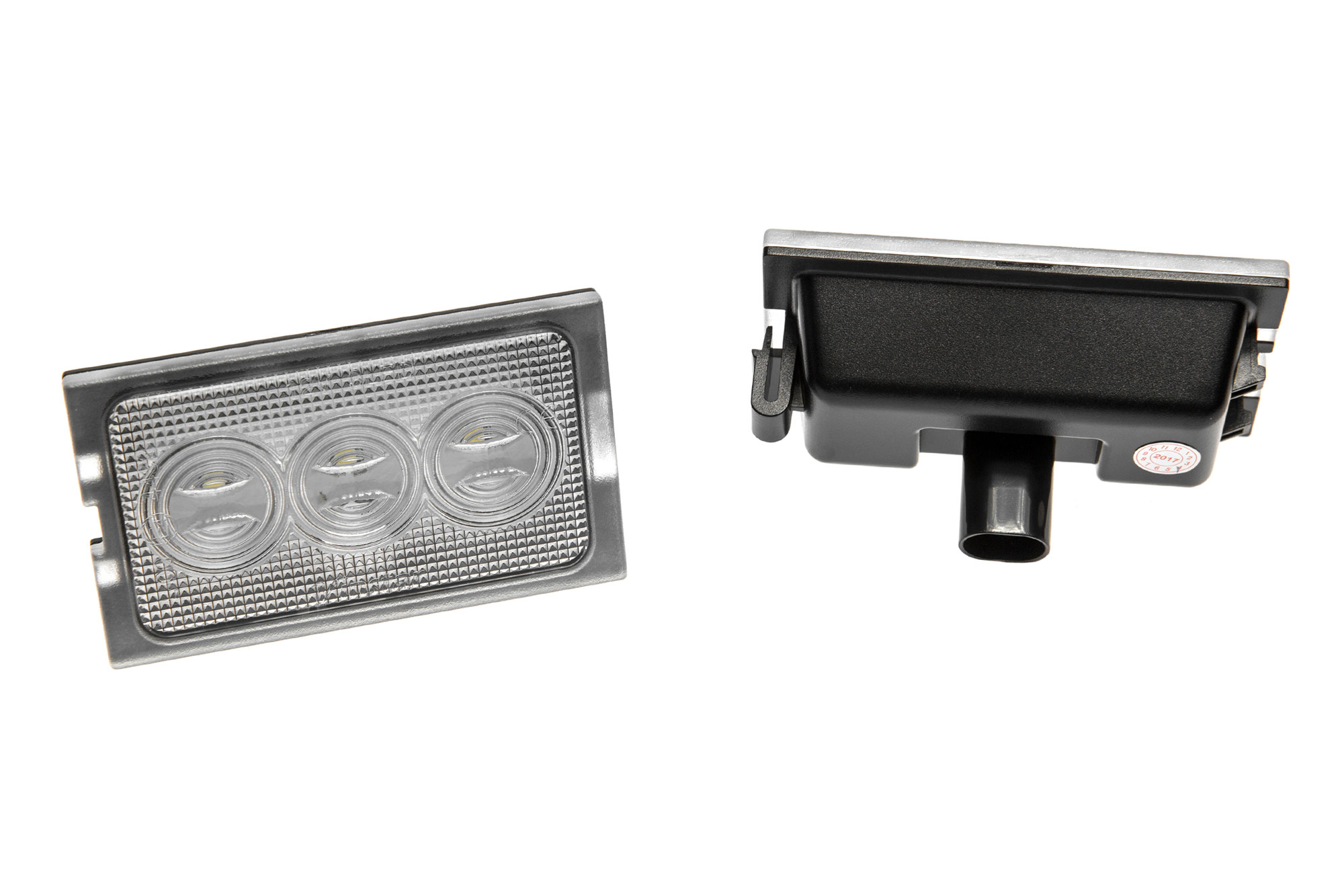 Комплет LED плафони за регистарска таблица за Land Rover Discovery III, Discovery IV, Freelander II, Range Rover Sport, лев и десен