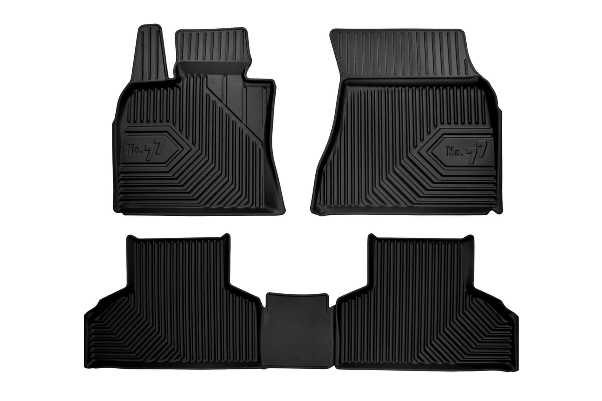 2.5D гумени патосници Frogum модел 77 за BMW X5 F15 2013-2018 3 дела црни