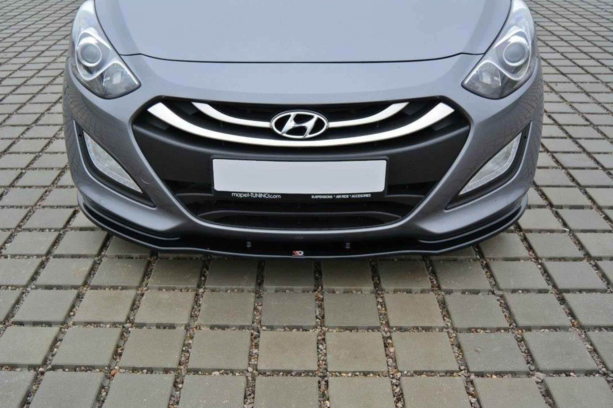 Спојлер  Maxton Design за стандарден  преден  браник на Hyundai I30 2011-2017, црн мат