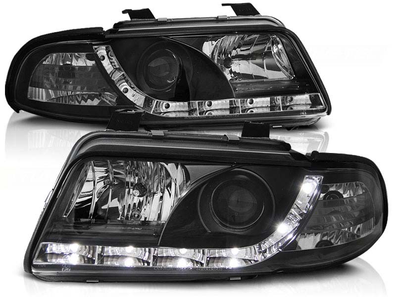 Комплет тунинг фарови со LED светла за Audi A4 B5 01.1999-09.2000 седан/караван , лев и десен