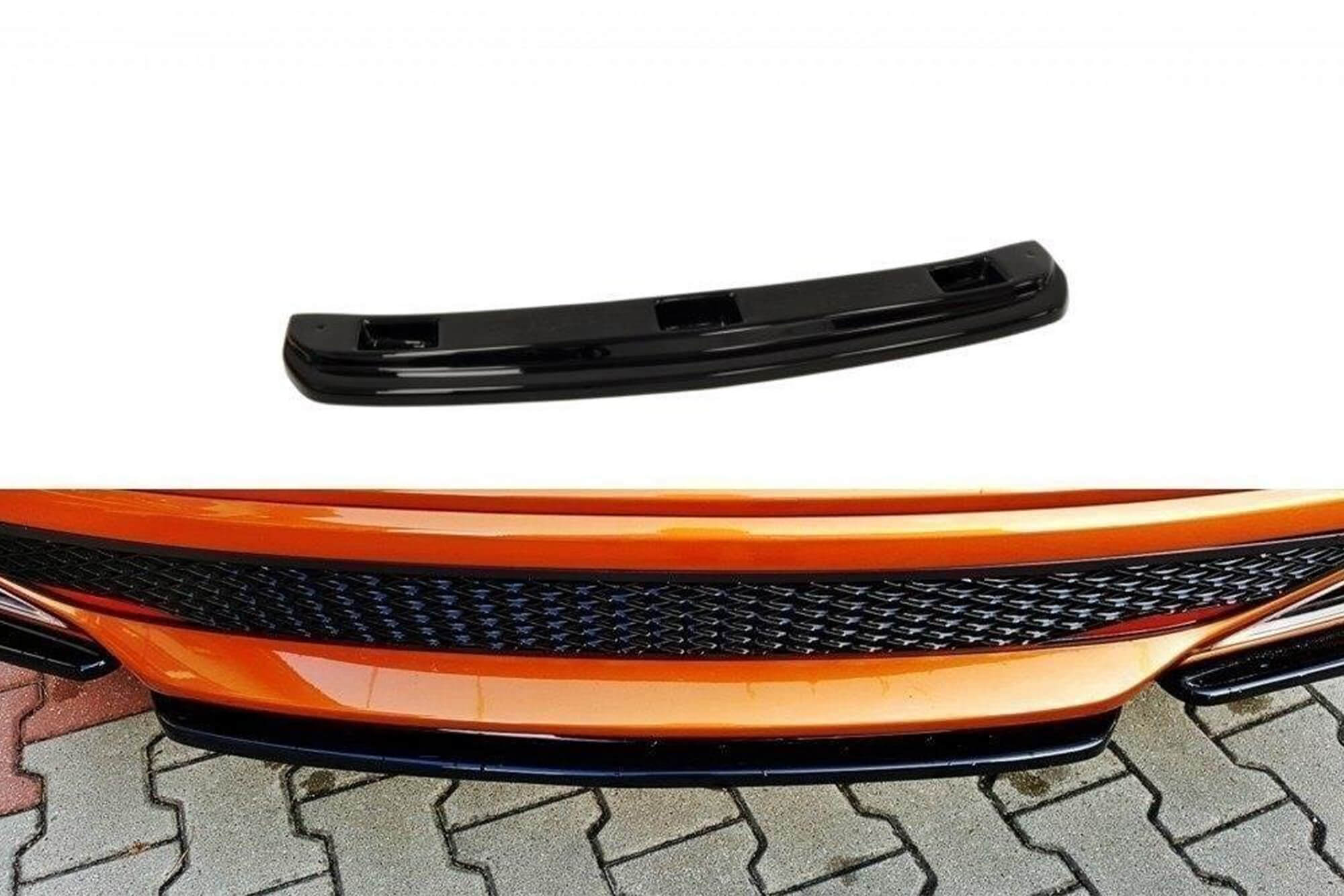 Додаток  Maxton Design за Дифузер  на заден Type S/R браник за Honda Civic 2006-2011, црн лак