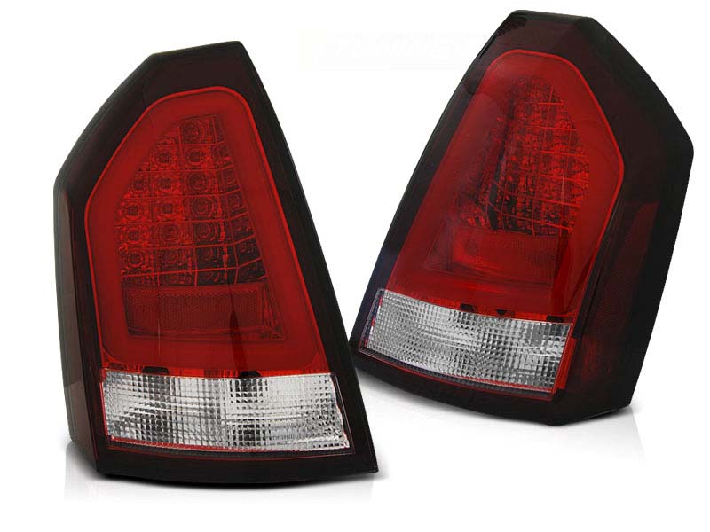 Комплет тунинг LED штопови за Chrysler 300C 2005-2008 црвено/бели , лев и десен