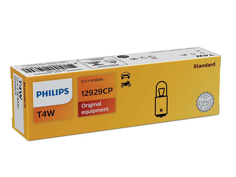 Халогенска сијалица Philips T4W Standard 12V, 4W, BA9S, 1 бр.