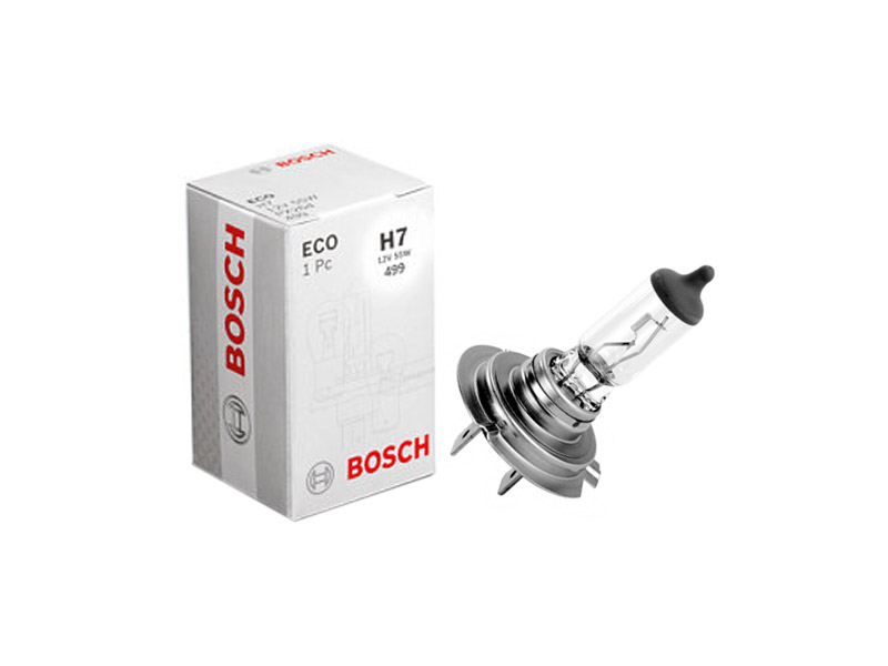 Халогенска сијалица Bosch H7 Eco 12V, 55W, PX26d, 1 број