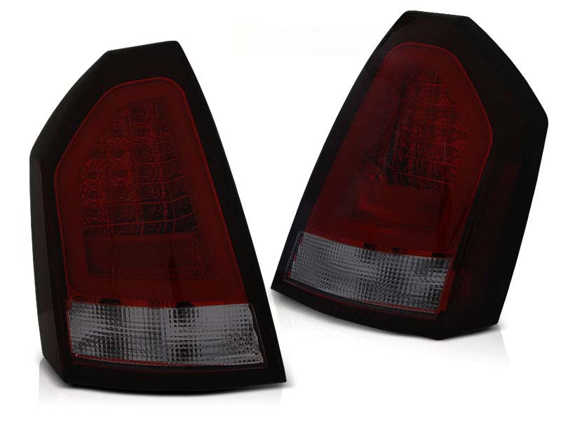 Комплет тунинг LED штопови за Chrysler 300C 2005-2008 црвено/затемнети , лев и десен