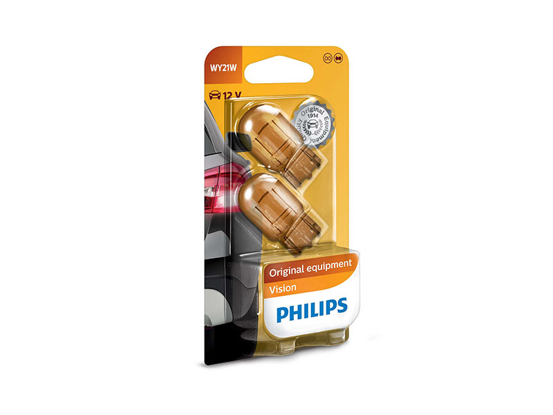 Комплет 2 бр. халогенски сијалици Philips WY21W Standard 12V, 21W, WX3x16D