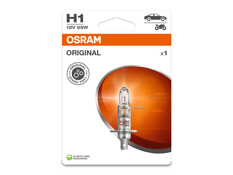 Сијалица Osram H1 Original 12V 55W P14.5s 1бр.