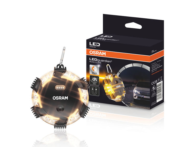 LED сигнална ламба  Osram Road Flare на батерии