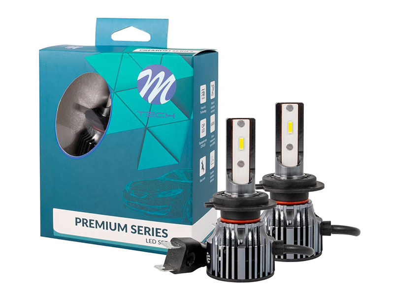 LED сијалици M-tech за фарови H7 ладно бела  светлина, 9-32V, 50W, 6500K, 5000LM, PX26d