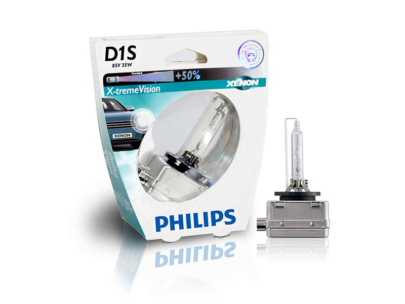 Ксенон сијалица Philips D1S X-Treme Vision 85V, 35W, PK32D-2 1бр.