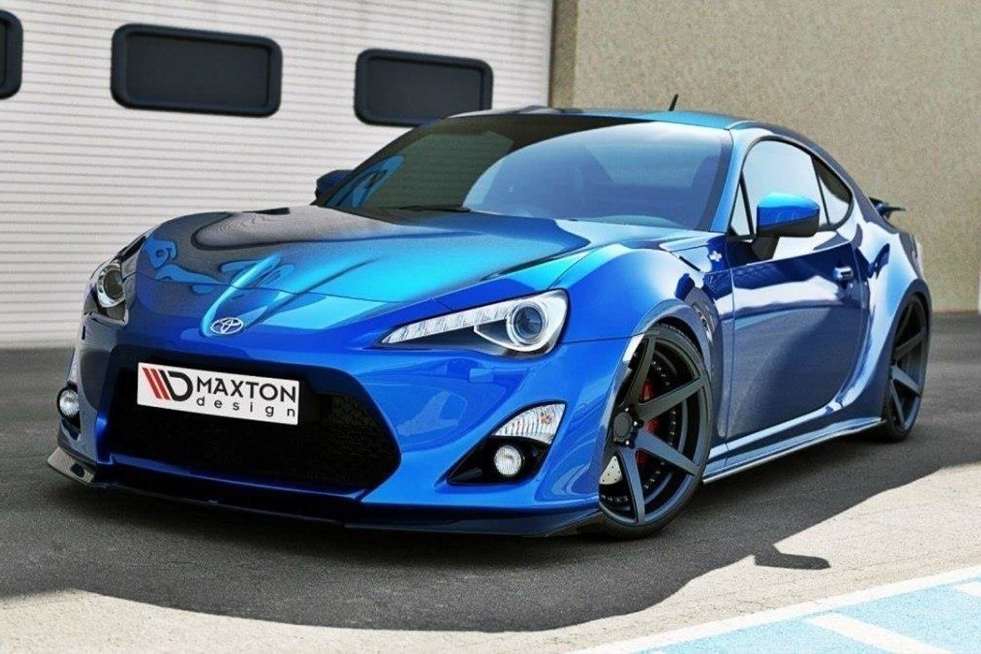 Додатоци  Maxton Design за прагови на Toyota GT86 2012-2016, црн лак