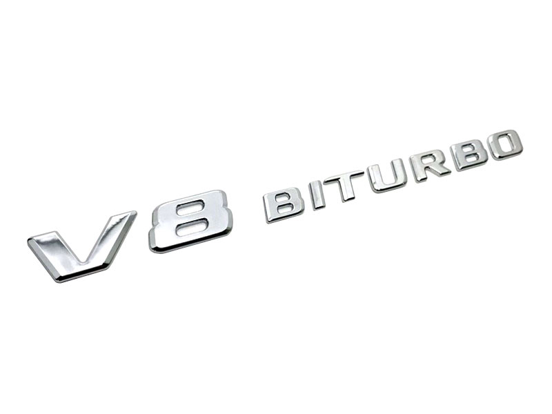 Оригинален амблем V8 BITURBO за крило на Mercedes