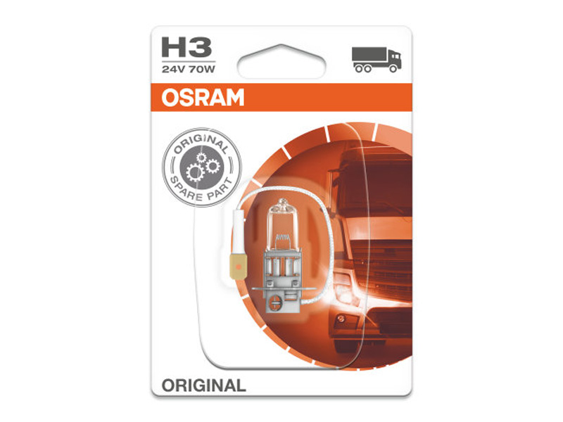 Халогенска сијалица Osram H3 Original 24V, 70W, PK22s, 1 бр.