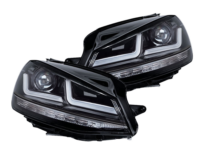 Комплет LED фарови Osram LEDriving Black Edition за VW Golf VII 2012-2016, лев и десен