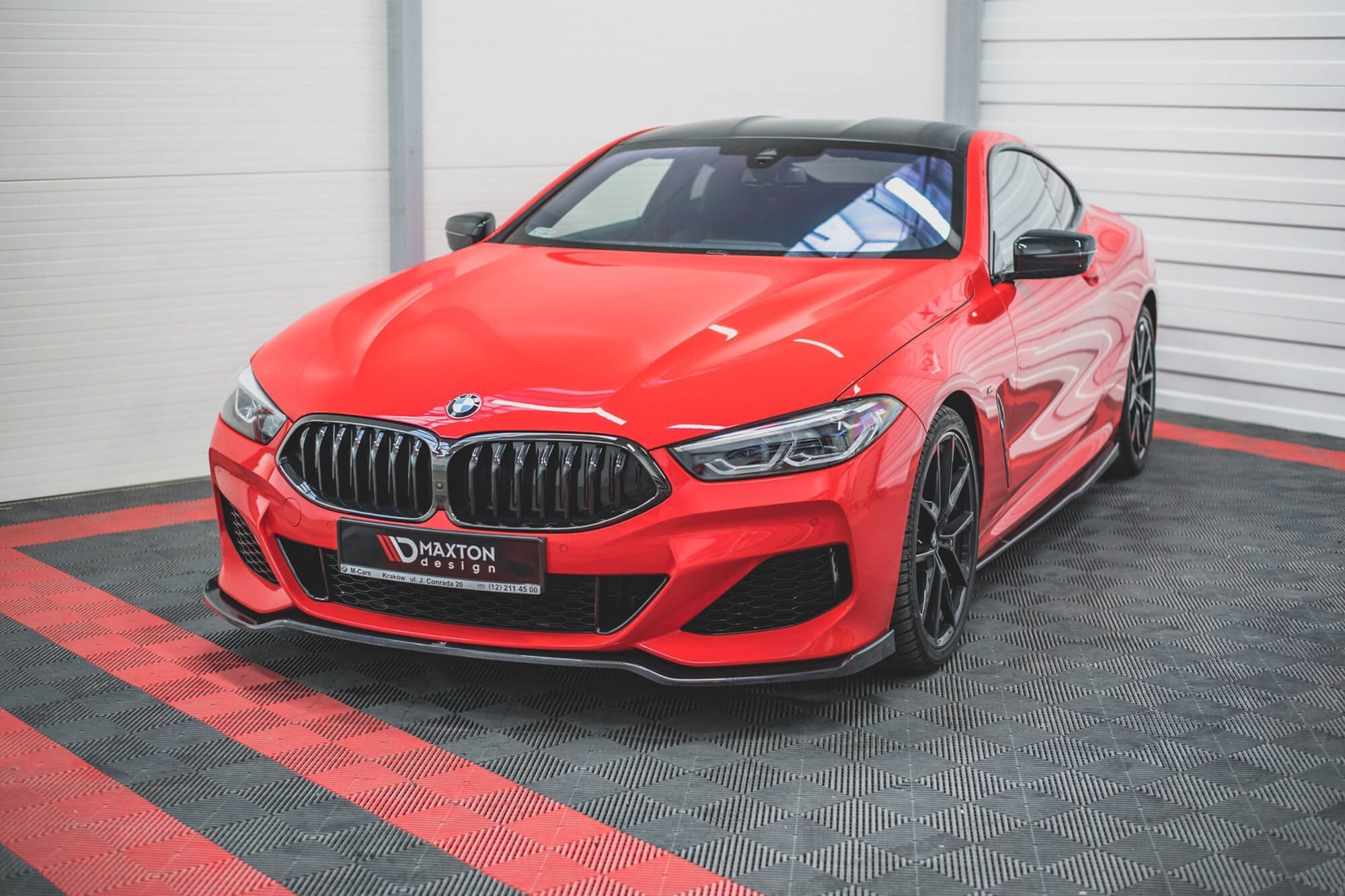 Спојлер  Maxton Design верзија 2 за преден  браник на BMW M850I G15 Coupe, G16 Gran Coupe по 2018 година, боја карбон