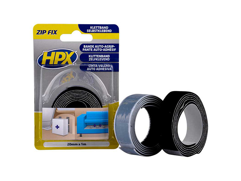 Велкро лента ZIP FIX на HPX 2/20mm/1m црна