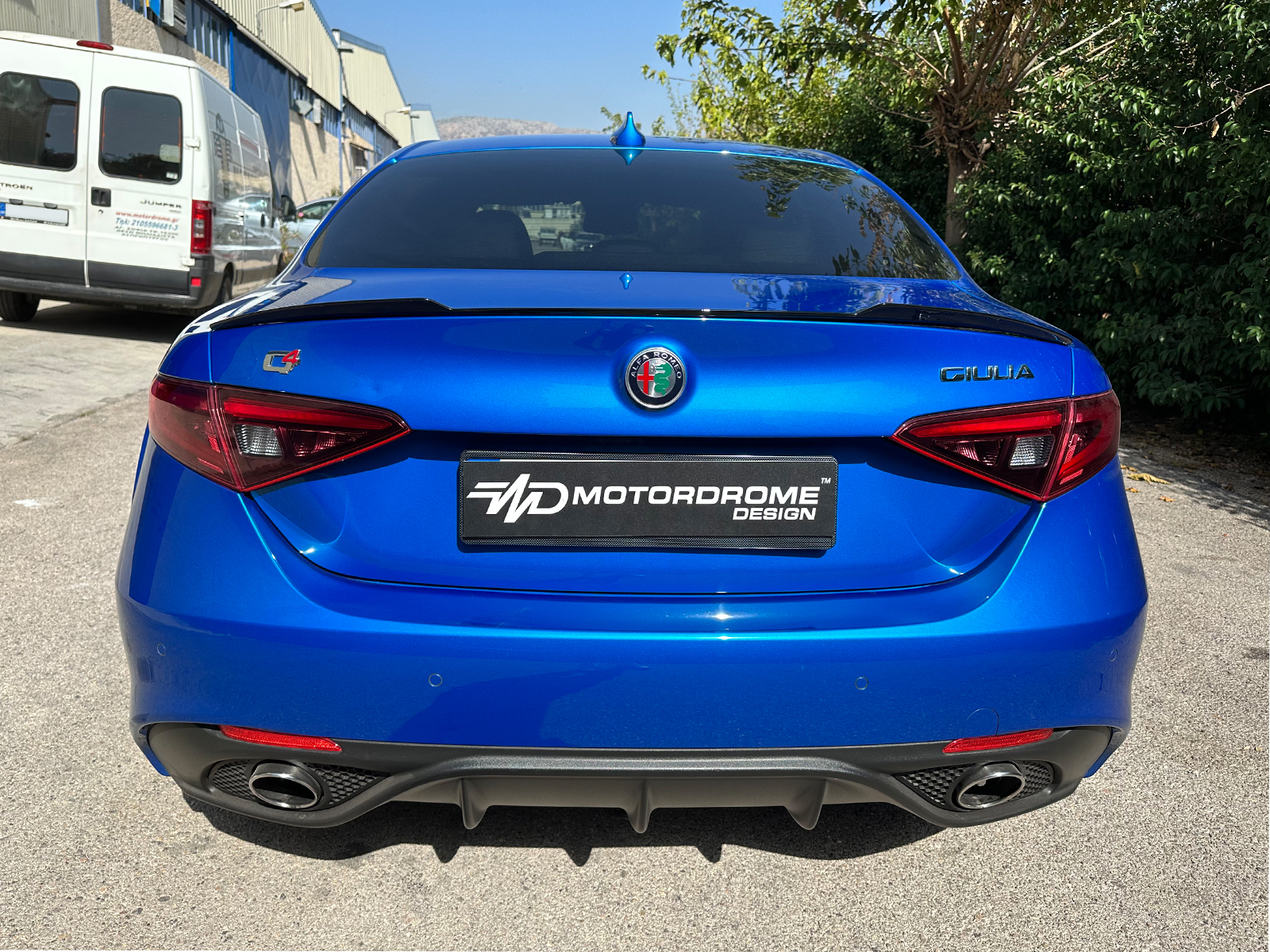 Спојлер  Motordrome Design за багажник на Alfa Romeo Giulia по 2016 година