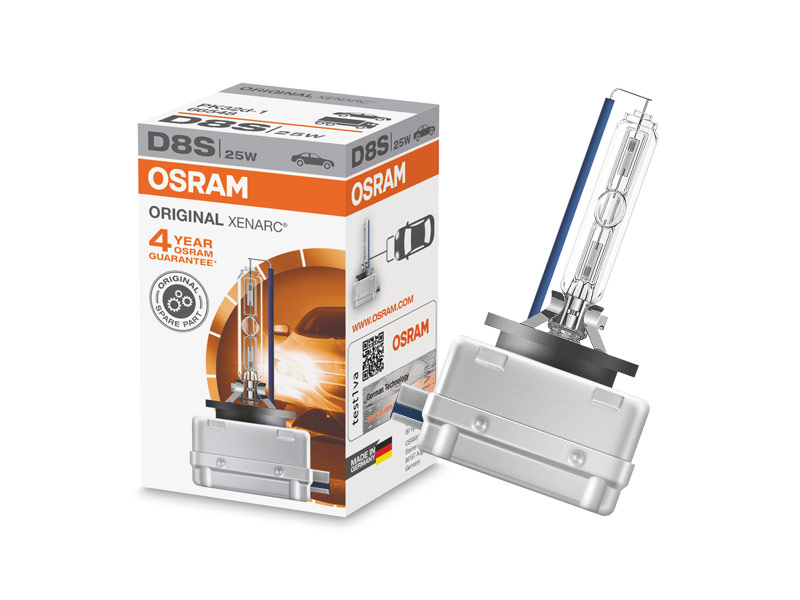 Ксенон сијалица Osram D8S Xenarc Original 42V, 25W, PK32d-1 1бр.