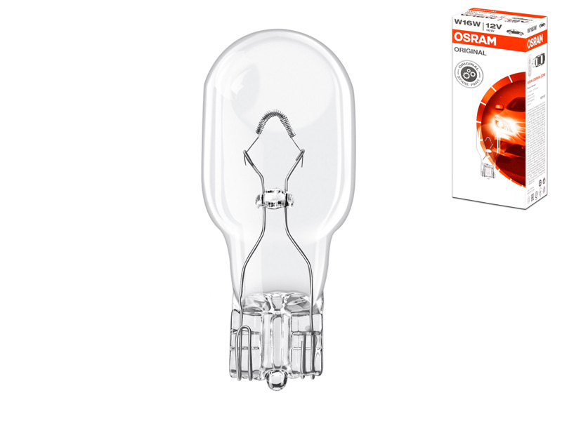 Халогенска сијалица Osram W16W Original 12V, 16W, W2.1x9.5d, 1 бр.