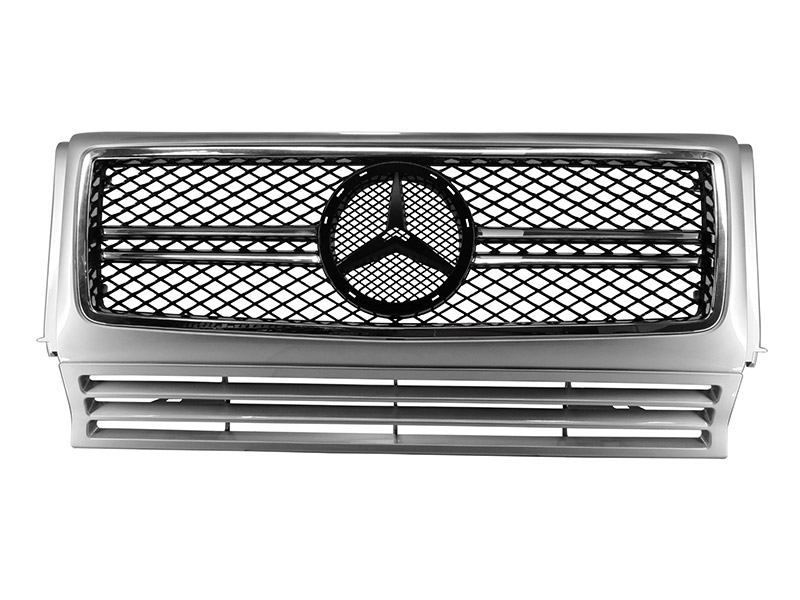 Хром/сива решетка тип AMG за Mercedes G класа W463 1989 =>