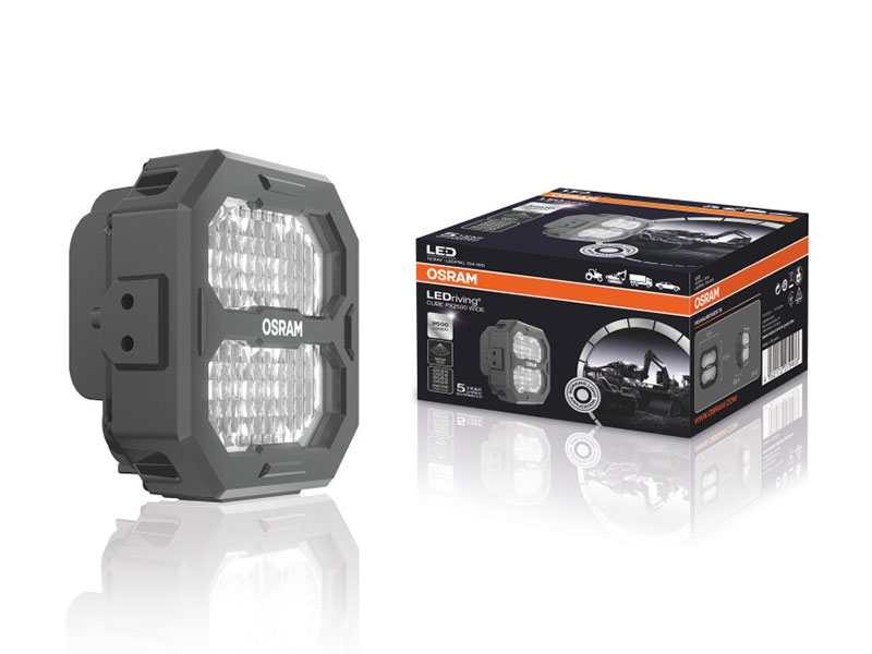 LED бар Osram Cube PX Wide Beam 12-24V, 27W, 2500lm, 6000K, 117.1x68.4x113.4mm