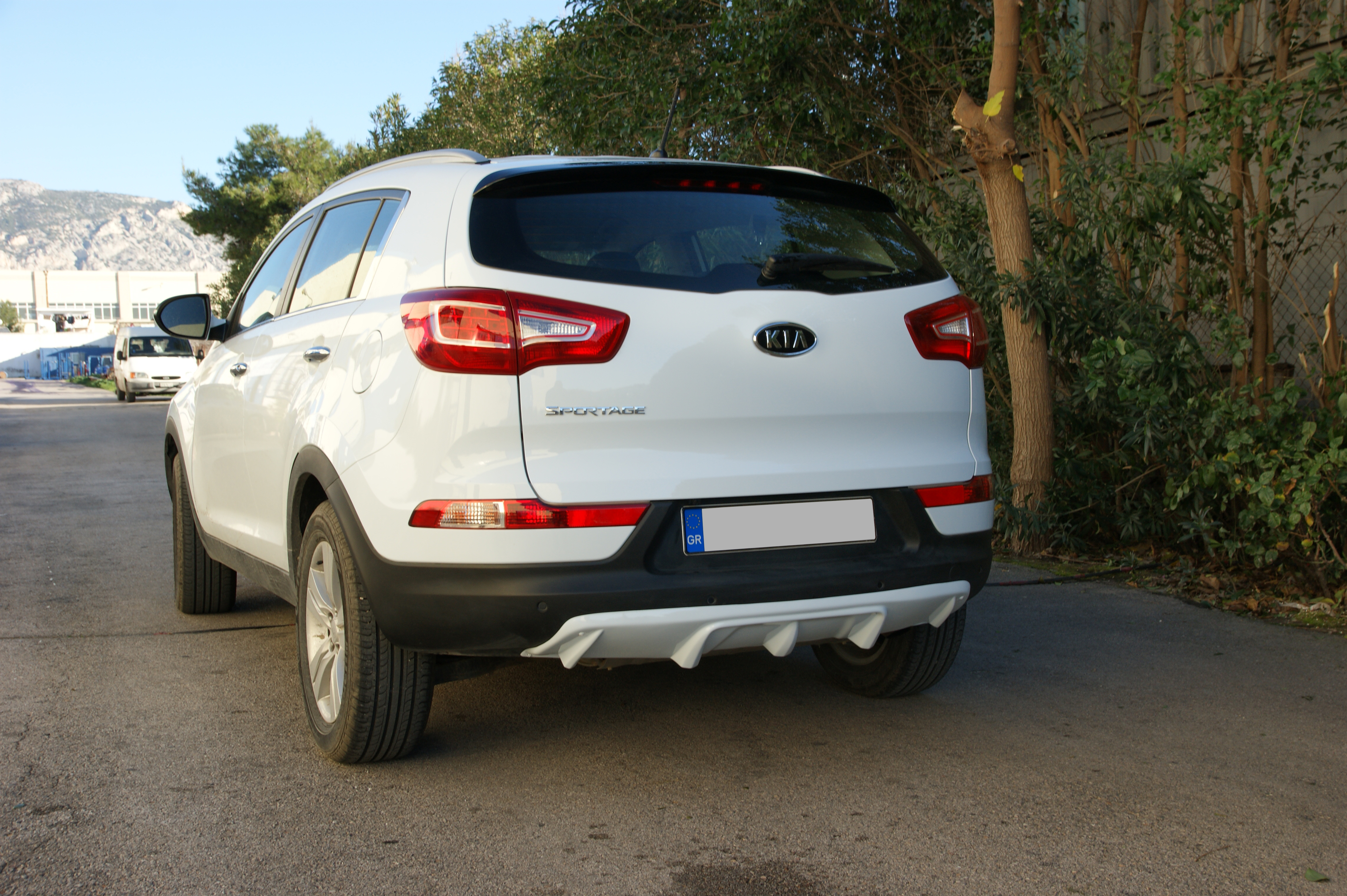 Дифузер  Motordrome Design за заден браник Kia Sportage Mk3 2010-2013