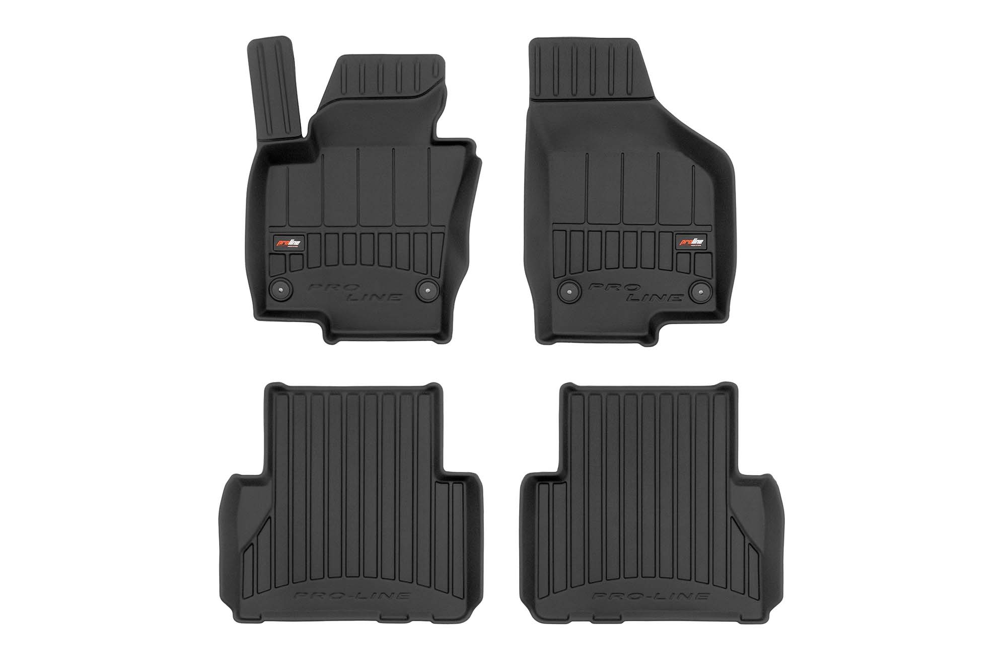 3D Гумени патосници Frogumза VW Sharan Seat Alhambra 2010-2020 4 дела црни