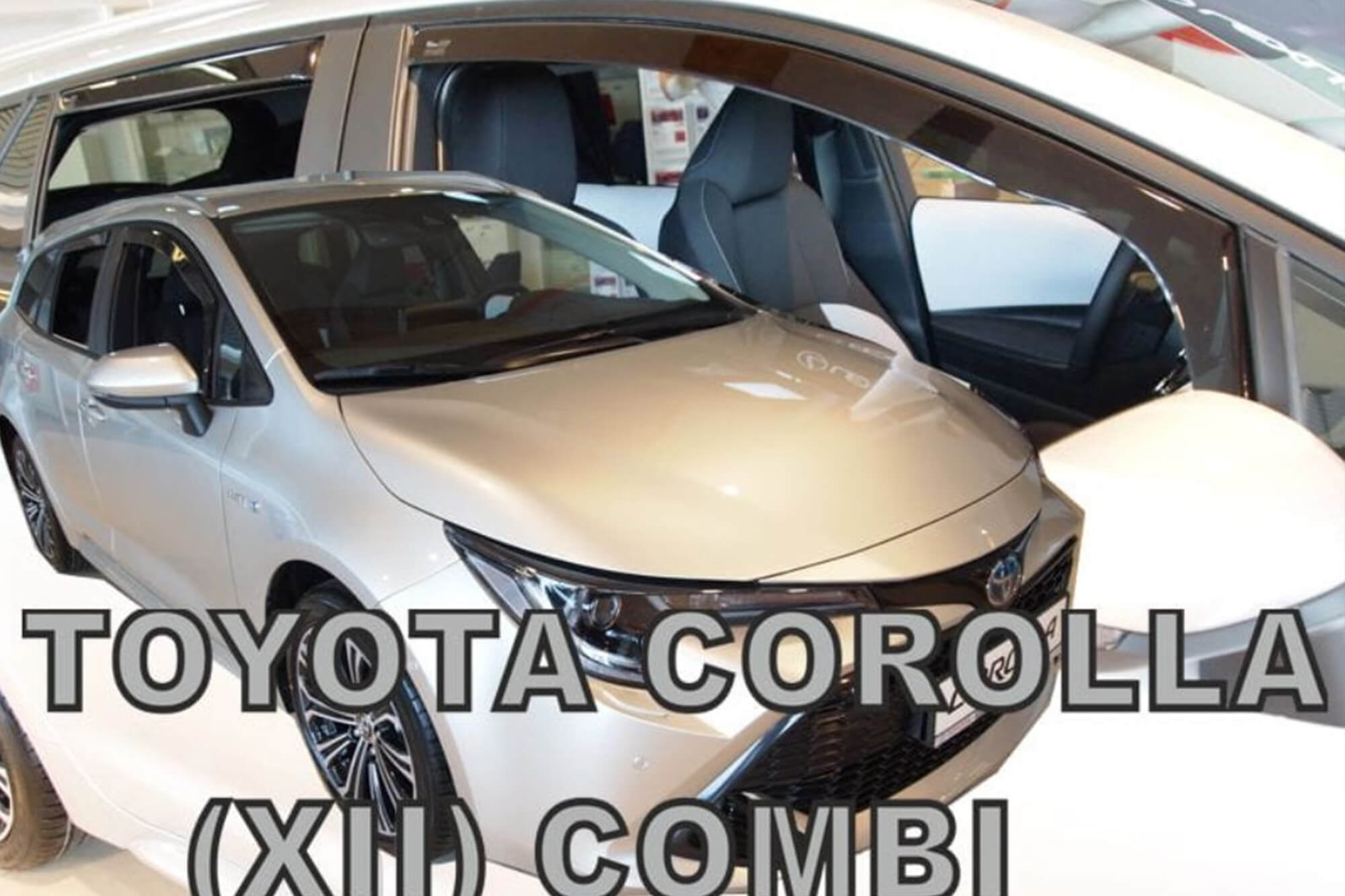 Комплет ветробрани Heko за Toyota Corolla караван , Trek, TS по 2018 година, Suzuki Swace по 2020 година, 5 врати, затемнети, 4 бројки