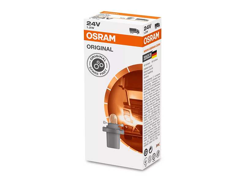 Сијалица за табло Osram Original 24V, 1.2W,  B8.5d сива, 1 број