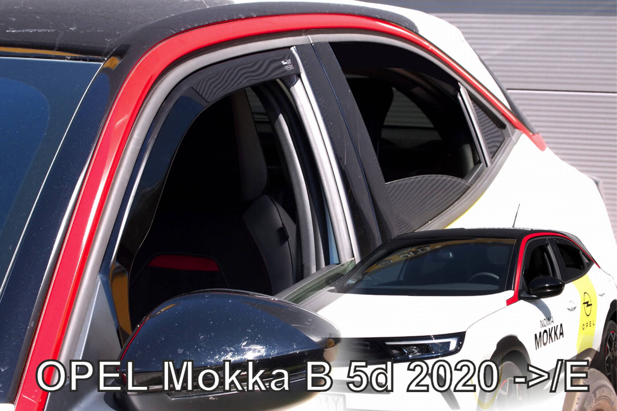 Предни ветробрани Heko за Opel Mokka B, Mokka-E по 2020 година, затемнети, 2 бројки